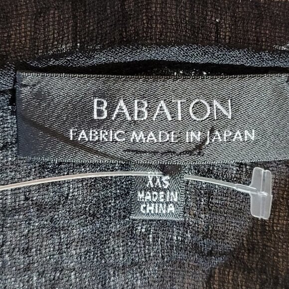 ❤️ 3 for $35 Aritzia babaton sheer  oversized maxi dress black xxs - Picture 9 of 10